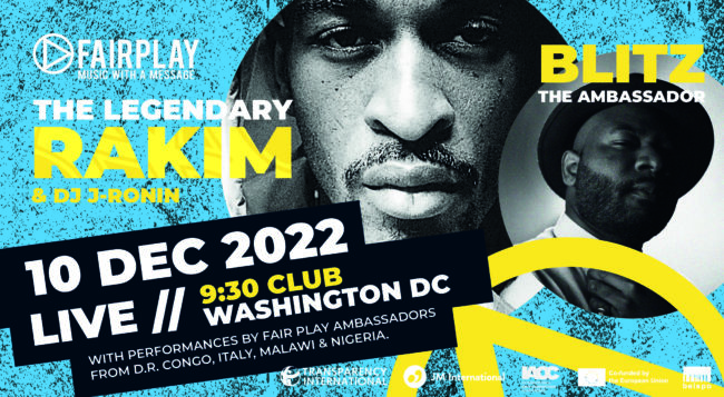 Rakim + Blitz the Ambassador Rakim + Blitz the Ambassador